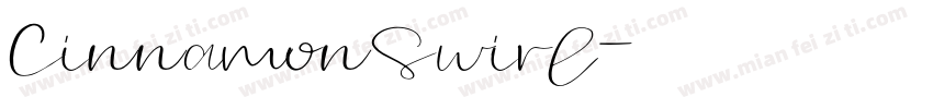 Cinnamon Swirl字体转换